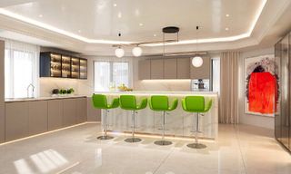 New luxury villa for sale, front line Los Flamingos Golf in Marbella - Benahavis 52807 