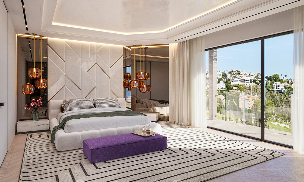 New luxury villa for sale, front line Los Flamingos Golf in Marbella - Benahavis 52809