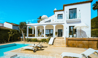 Luxurious villa for sale with a traditional architectural style located in a gated community of Nueva Andalucia, Marbella 53693 