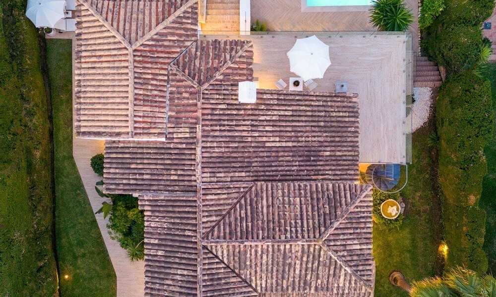 Luxurious villa for sale with a traditional architectural style located in a gated community of Nueva Andalucia, Marbella 53707