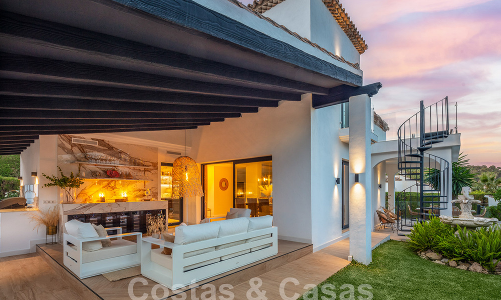 Luxurious villa for sale with a traditional architectural style located in a gated community of Nueva Andalucia, Marbella 53709