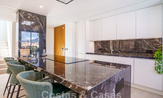 Detached luxury villa for sale with private pool surrounded by golf courses in the valley of Nueva Andalucia, Marbella 53780 