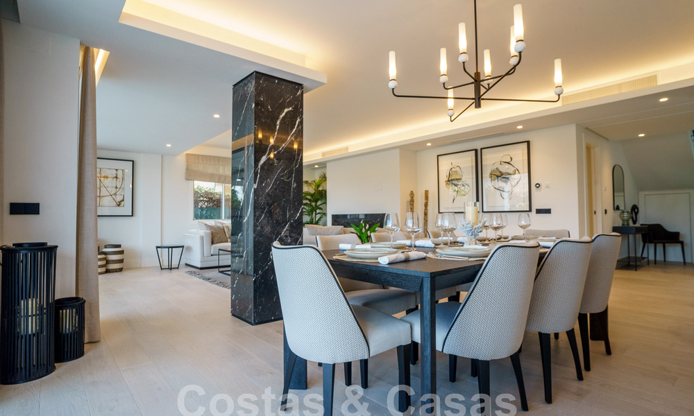 Detached luxury villa for sale with private pool surrounded by golf courses in the valley of Nueva Andalucia, Marbella 53783