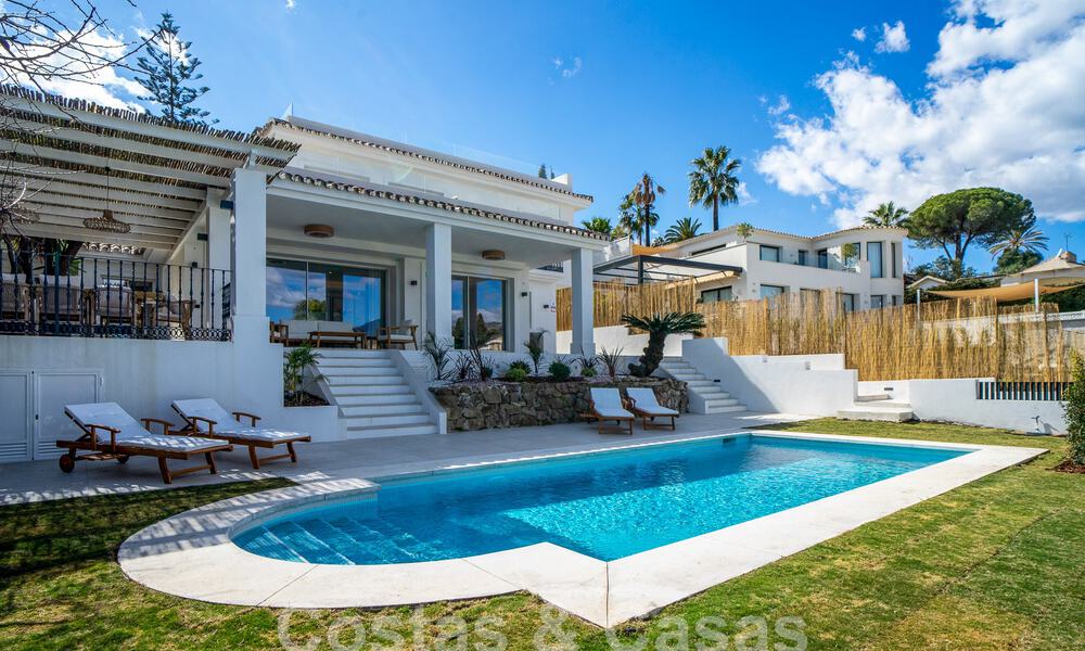 Detached luxury villa for sale with private pool surrounded by golf courses in the valley of Nueva Andalucia, Marbella 53791