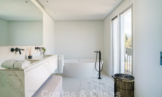 Detached luxury villa for sale with private pool surrounded by golf courses in the valley of Nueva Andalucia, Marbella 53792 