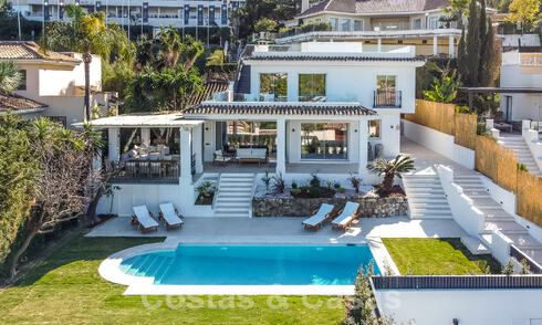 Detached luxury villa for sale with private pool surrounded by golf courses in the valley of Nueva Andalucia, Marbella 53799