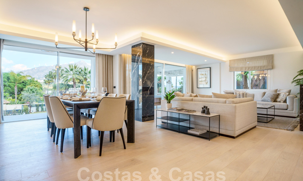 Detached luxury villa for sale with private pool surrounded by golf courses in the valley of Nueva Andalucia, Marbella 53801