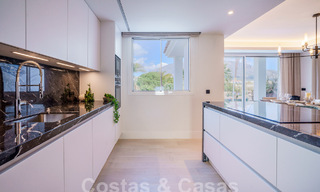 Detached luxury villa for sale with private pool surrounded by golf courses in the valley of Nueva Andalucia, Marbella 53802 