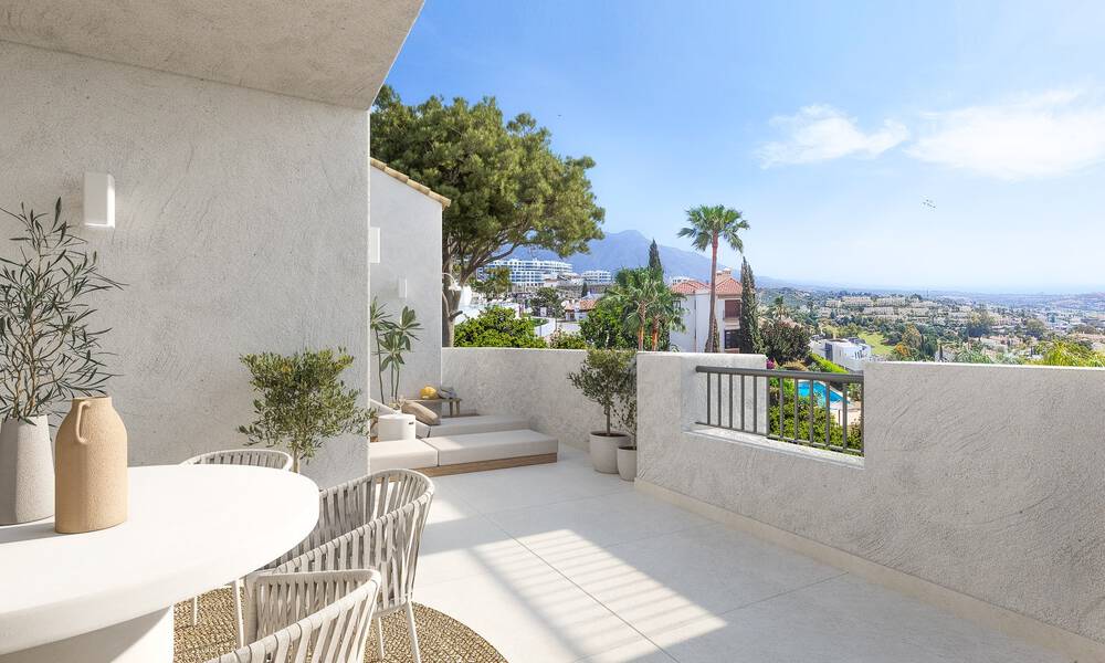 Top quality apartment with spacious terrace and undisturbed sea views for sale in Benahavis - Marbella 53946