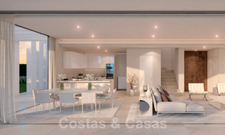 New contemporary luxury villas for sale in a 5-star golf resort in Mijas, Costa del Sol 53387 