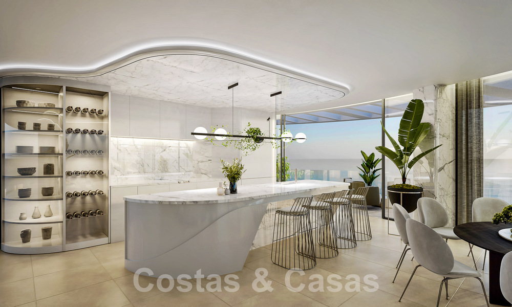 3 new units! Sophisticated luxury apartments for sale with 300° sea, golf and mountain views in Benahavis - Marbella 53429
