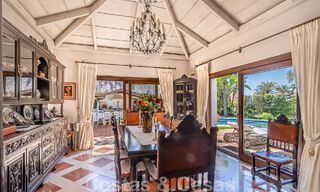 Stylish Andalusian luxury villa for sale a stone's throw from the beach in coveted urbanisation Bahia de Marbella 51883 