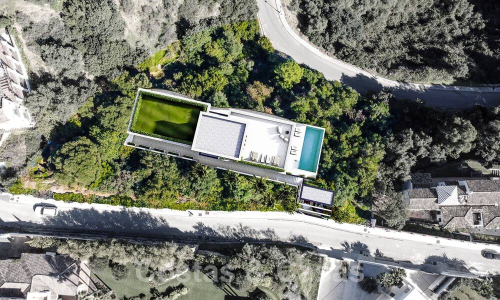 Ecological luxury villa with ultra-modern design for sale with stunning sea and mountain views in Benahavis - Marbella 52071