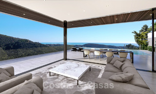 Ecological luxury villa with ultra-modern design for sale with stunning sea and mountain views in Benahavis - Marbella 52073 