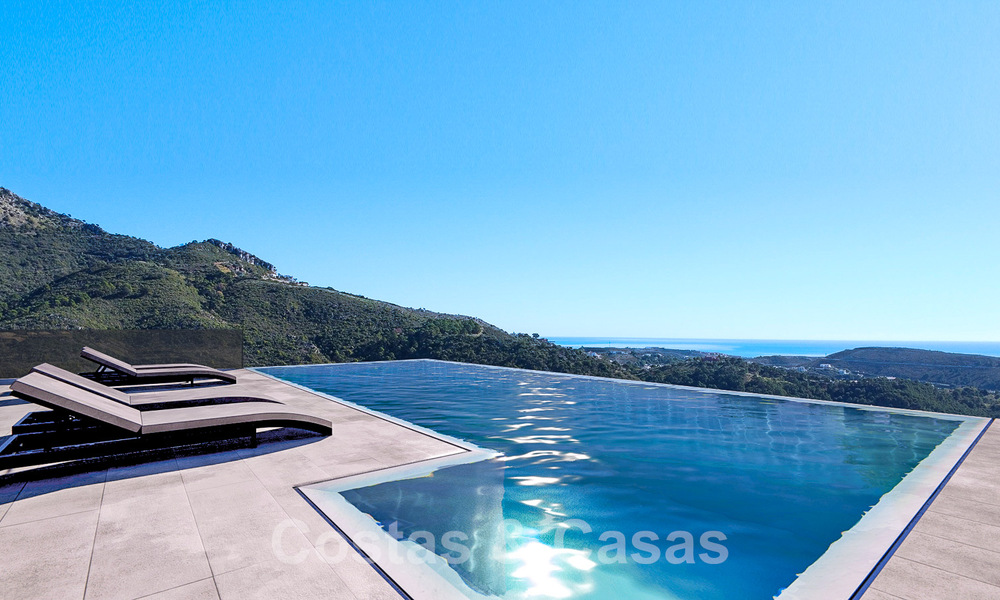 Ecological luxury villa with ultra-modern design for sale with stunning sea and mountain views in Benahavis - Marbella 52078