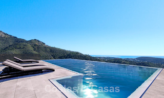 Ecological luxury villa with ultra-modern design for sale with stunning sea and mountain views in Benahavis - Marbella 52078 