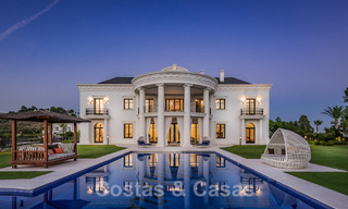 Majestic, high-end luxury villa for sale with 7 bedrooms in an exclusive urbanisation east of Marbella centre 51977 