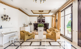 Majestic, high-end luxury villa for sale with 7 bedrooms in an exclusive urbanisation east of Marbella centre 52008 