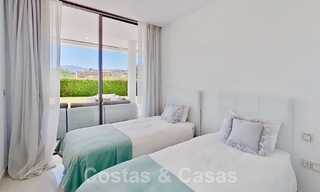 Modern garden apartment for sale with 3 bedrooms in golf resort on the New Golden Mile between Marbella and Estepona 53239 