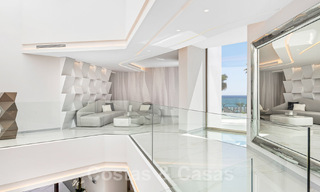 Newly built luxury villa with architectural design for sale, frontline beach in Los Monteros, Marbella 52300 