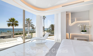 Newly built luxury villa with architectural design for sale, frontline beach in Los Monteros, Marbella 52302 