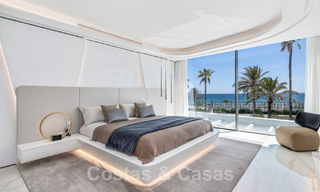 Newly built luxury villa with architectural design for sale, frontline beach in Los Monteros, Marbella 52307 