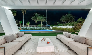 Newly built luxury villa with architectural design for sale, frontline beach in Los Monteros, Marbella 52345 