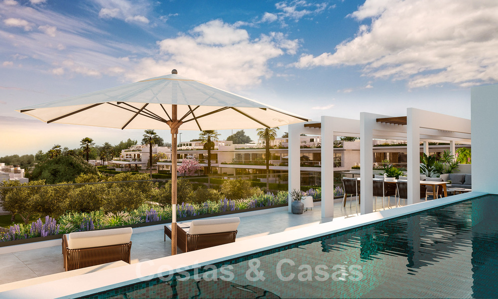 New project of prestige apartments for sale with private pool adjacent to golf course in East Marbella 52422