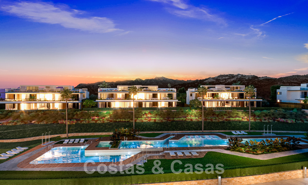 New project of prestige apartments for sale with private pool adjacent to golf course in East Marbella 52426