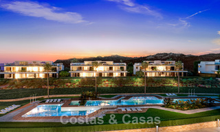 New project of prestige apartments for sale with private pool adjacent to golf course in East Marbella 52426 