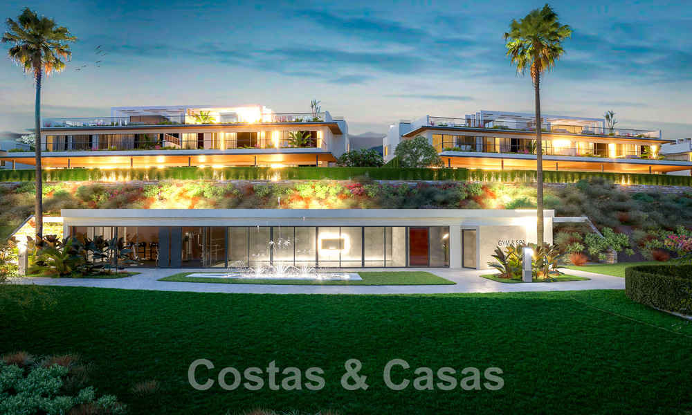 New project of prestige apartments for sale with private pool adjacent to golf course in East Marbella 52429