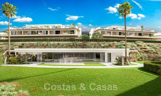 New project of prestige apartments for sale with private pool adjacent to golf course in East Marbella 52430 
