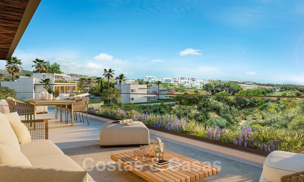 New project of prestige apartments for sale with private pool adjacent to golf course in East Marbella 52432