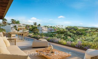 New project of prestige apartments for sale with private pool adjacent to golf course in East Marbella 52432 