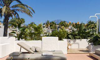 Sophisticated luxury penthouse for sale in frontline beach complex on the New Golden Mile between Marbella and Estepona 52991 