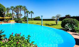 Majestic frontline beach villa for sale, between Marbella and Estepona 29606 