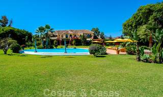 Majestic frontline beach villa for sale, between Marbella and Estepona 29607 