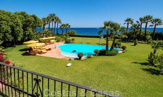 Majestic frontline beach villa for sale, between Marbella and Estepona 29613 