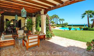 Majestic frontline beach villa for sale, between Marbella and Estepona 29624 