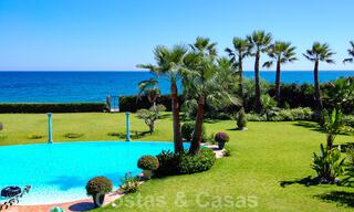 Majestic frontline beach villa for sale, between Marbella and Estepona 29636 