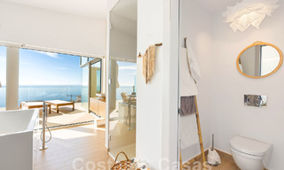 Contemporary penthouse for sale with outstanding sea views and within walking distance to the beach in Fuengirola - Benalmadena, Costa del Sol 54271 