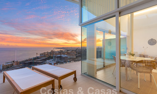 Contemporary penthouse for sale with outstanding sea views and within walking distance to the beach in Fuengirola - Benalmadena, Costa del Sol 54295 