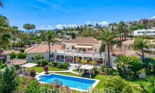 Mediterranean luxury villa for sale with 6 bedrooms in privileged golf surroundings in Nueva Andalucia's valley, Marbella 53163 