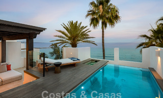 Superior frontline beachfront penthouse for sale with frontal sea views in Puente Romano on Marbella's Golden Mile 52905 