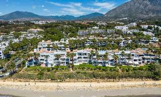 Superior frontline beachfront penthouse for sale with frontal sea views in Puente Romano on Marbella's Golden Mile 52908 