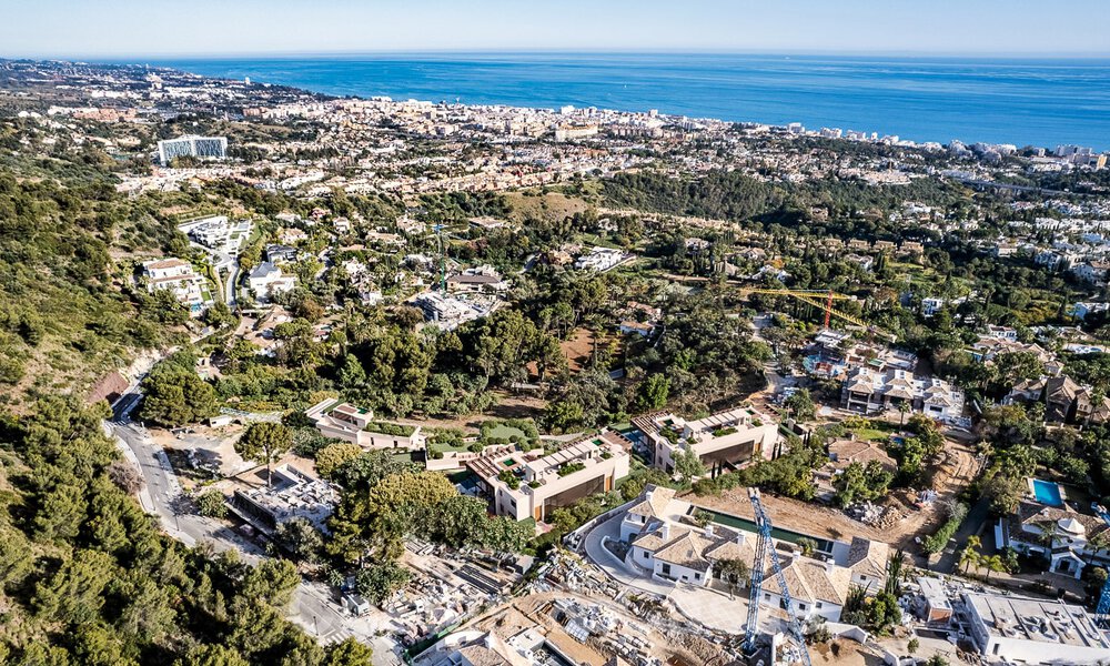 New development with 6 innovative, architect-designed villas for sale with panoramic sea views in Cascada de Camojan in Marbella 53069