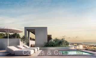 New development with 5 innovative, architect-designed villas for sale with panoramic sea views in Cascada de Camojan in Marbella 53070 