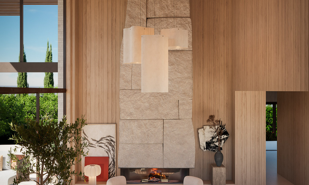 New development with 5 innovative, architect-designed villas for sale with panoramic sea views in Cascada de Camojan in Marbella 53073