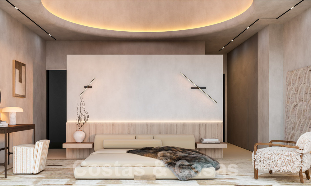 New development with 5 innovative, architect-designed villas for sale with panoramic sea views in Cascada de Camojan in Marbella 53077