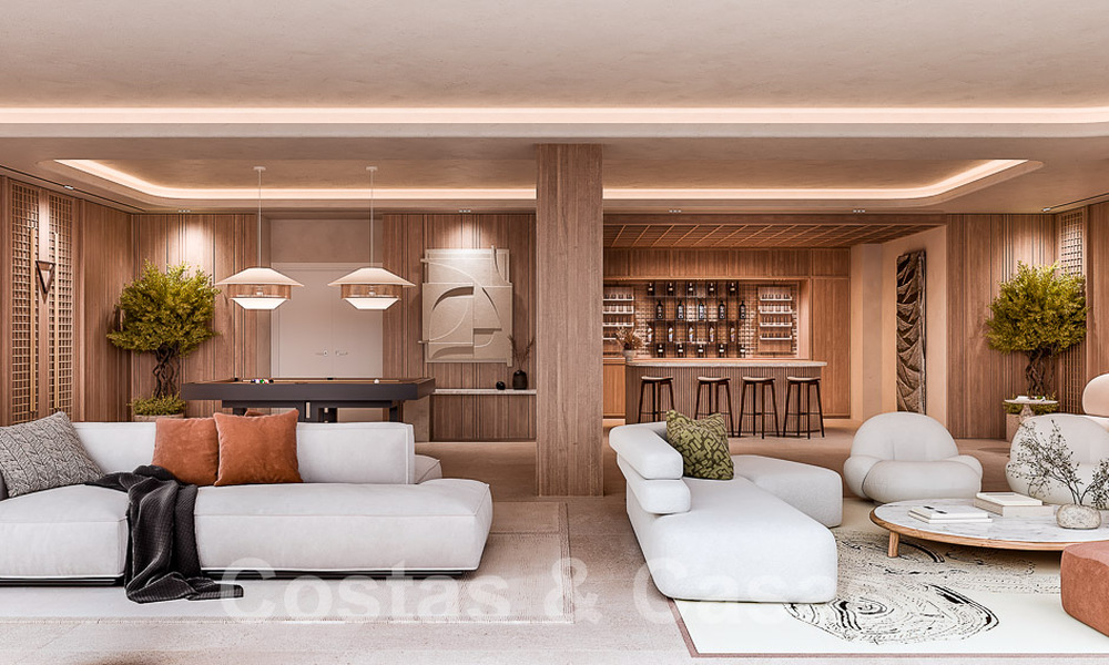 New development with 6 innovative, architect-designed villas for sale with panoramic sea views in Cascada de Camojan in Marbella 53078
